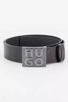 Кожаный ремень Gebor Hugo, черный