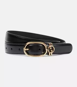 Кожаный ремень gg Gucci, черный