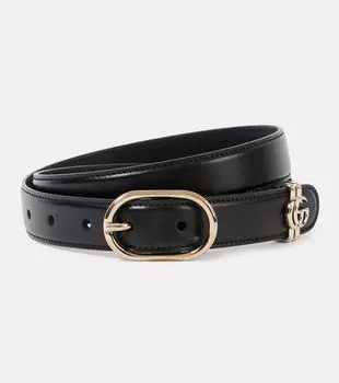 Кожаный ремень Gucci, черный