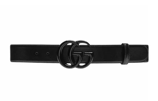Кожаный ремень GUCCI унисекс, Black