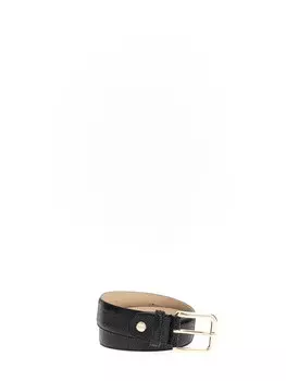 Кожаный ремень GUESS Belt, черный