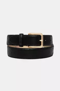 Кожаный ремень Guess, черный