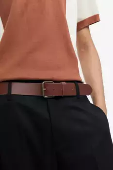 Кожаный ремень H&M, коричневый