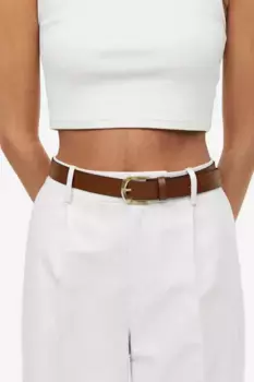 Кожаный ремень H&M, коричневый