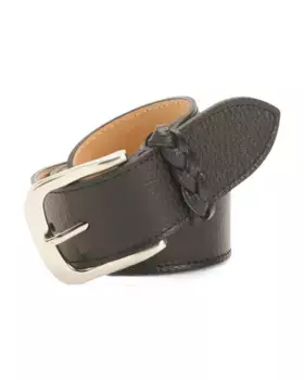 Кожаный ремень Hailey Made In Italy Persaman New York, черный