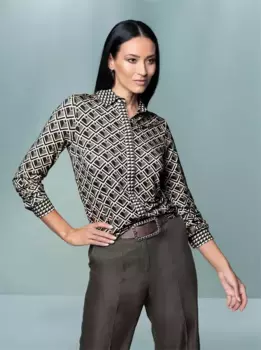 Кожаный ремень Heine, серебристый