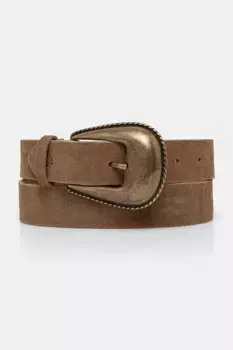 Кожаный ремень Hoss Intropia, бежевый