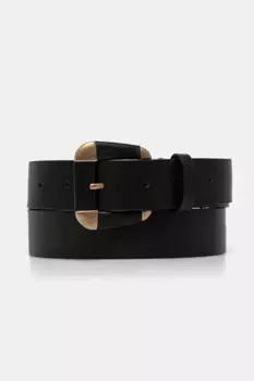 Кожаный ремень Hoss Intropia, черный