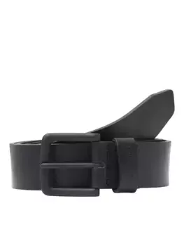 Кожаный ремень Jack & Jones "JACROMA LEATHER BELT NOOS", черный