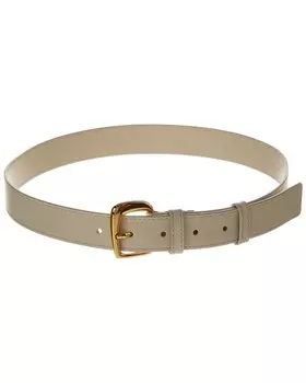 Кожаный ремень Jacquemus La Ceinture Ovalo, белый