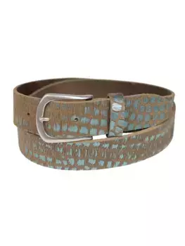 Кожаный ремень JCC "31022136", зеленый