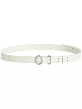 Кожаный ремень Jil Sander, белый