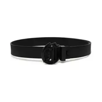 Кожаный ремень Just Cavalli, черный