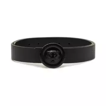 Кожаный ремень Just Cavalli, черный