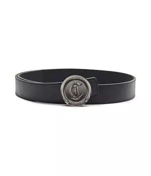 Кожаный ремень Just Cavalli, черный