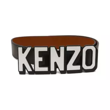 Кожаный ремень Kenzo, черный