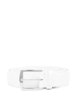 Кожаный ремень Kiton, белый