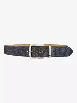 Кожаный ремень кристоф Carlo Colucci, синий