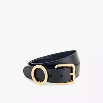 Кожаный ремень La ceinture regalo Jacquemus, черный