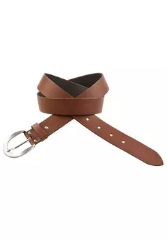 Кожаный ремень LAURA SCOTT Belt, коричневый
