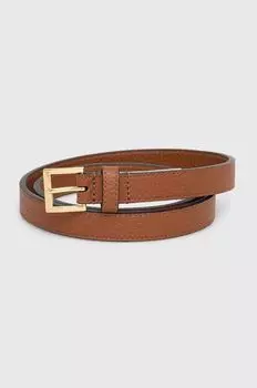 Кожаный ремень Lauren Ralph Lauren, коричневый