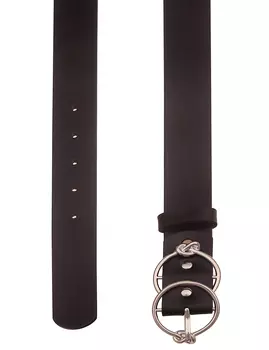 Кожаный ремень Leslii, черный