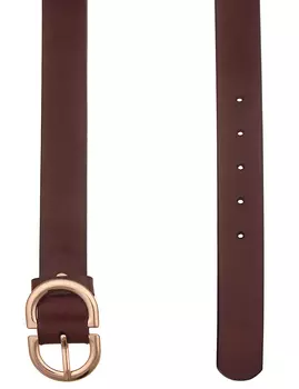 Кожаный ремень Leslii, коричневый