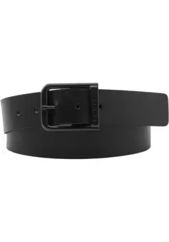 Кожаный ремень Levi's "ALDERPOINT METAL BELT", ADLERPOINT METAL BELT, черный