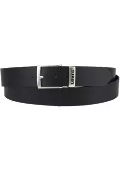 Кожаный ремень Levi's "ASHLAND BELT (BIG & TALL)", NEW ASHLAND PLUS, черный