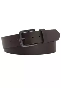 Кожаный ремень Levi's "HIS METAL BELT", ADLER POINT METAL BELT, коричневый