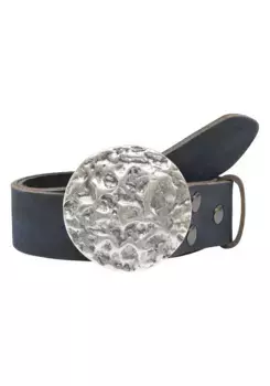 Кожаный ремень LIFEBULT by showroom 019° с кованой застежкой под старину Rettungsring By Showroom 019°, синий