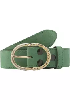 Кожаный ремень LIFEBURG by showroom 019° со сменной застежкой "Thorn Twisted Gold" Rettungsring By Showroom 019°, зеленый