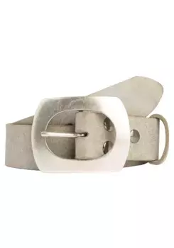 Кожаный ремень LIFEBURG by showroom 019° со сменной застежкой "SPA Dorn" Rettungsring By Showroom 019°, серый