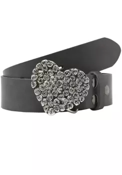 Кожаный ремень LIFEBURG by showroom 019° со сменной застежкой "Rosenherz Complete" Rettungsring By Showroom 019°, серый