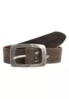Кожаный ремень LIFEBURG by showroom 019°, в деревенском джинсовом стиле Rettungsring By Showroom 019°, коричневый