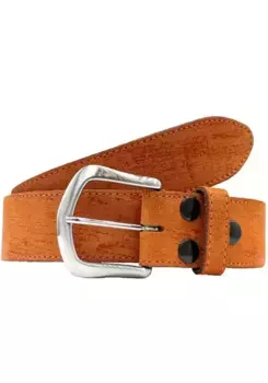 Кожаный ремень LIFEBURG by showroom 019°, винтажный вид, цельная яловая кожа Rettungsring By Showroom 019°, цвет Orange