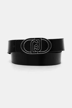 Кожаный ремень Liu Jo, черный