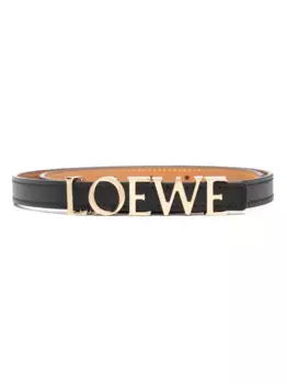 Кожаный ремень LOEWE, черный