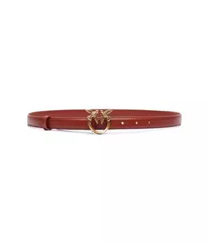 Кожаный ремень love berry h2 Pinko, коричневый