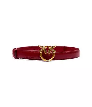 Кожаный ремень love berry h2 Pinko, красный