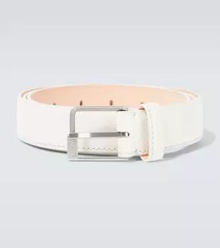 Кожаный ремень Maison Margiela, белый