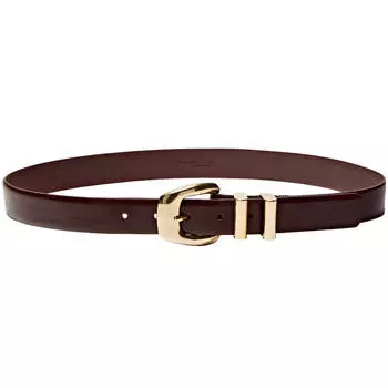 Кожаный ремень Massimo Dutti, бургунди