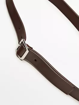 Кожаный ремень Massimo Dutti, кожа