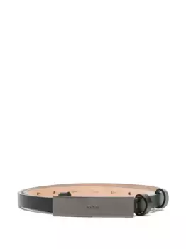 Кожаный ремень MAX MARA, черный