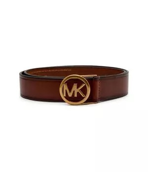 Кожаный ремень Michael Kors, коричневый