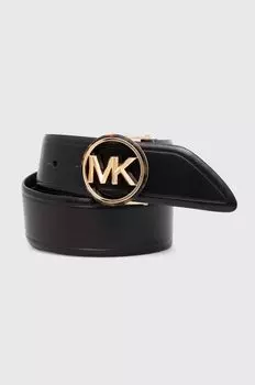 Кожаный ремень Michael Michael Kors, черный