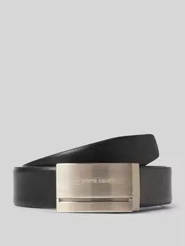 Кожаный ремень модель 'KOPPEL' Pierre Cardin, черный