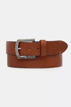 Кожаный ремень MOSS BELT Pepe Jeans, коричневый