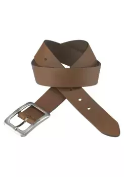 Кожаный ремень MUSTANG, кожаный ремень с винтажным характером, цвет Cognac