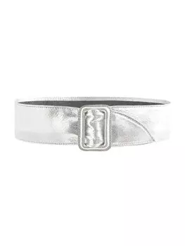 Кожаный ремень Next Belt, серебряный